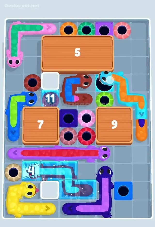 Gecko Out Level 309 Solution 1