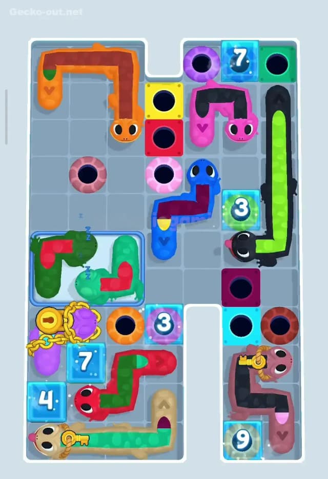 Gecko Out Level 306 Solution 1