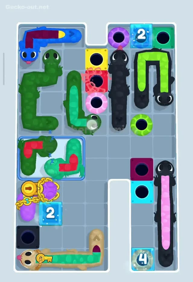 Gecko Out Level 306 Solution 3