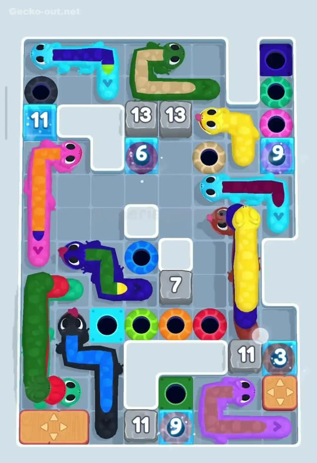 Gecko Out Level 305 Solution 1