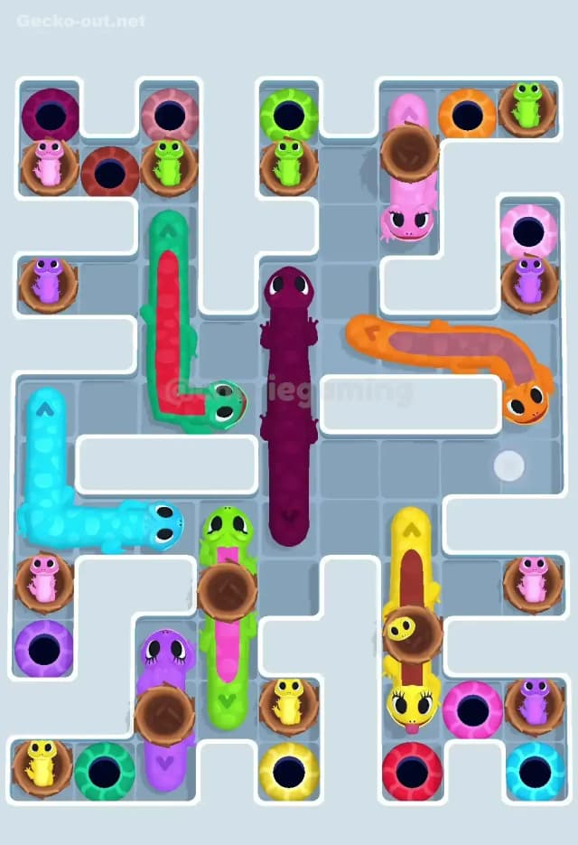 Gecko Out Level 631 Solution 1