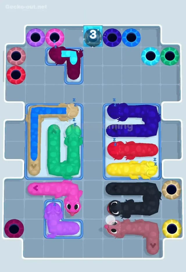 Gecko Out Level 280 Solution 1