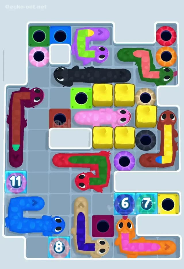 Gecko Out Level 243 Solution 1
