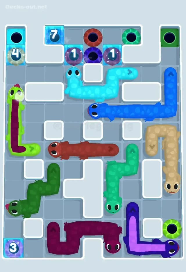 Gecko Out Level 241 Solution 3