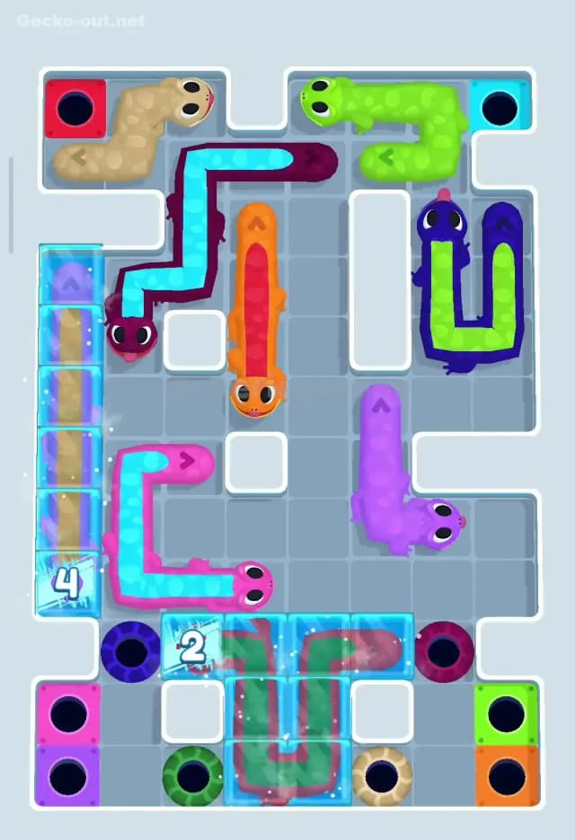 Gecko Out Level 234 Solution 2