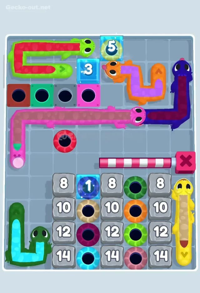Gecko Out Level 231 Solution 1