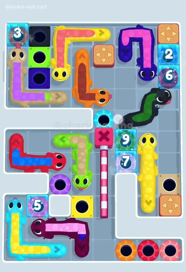 Gecko Out Level 227 Solution 1