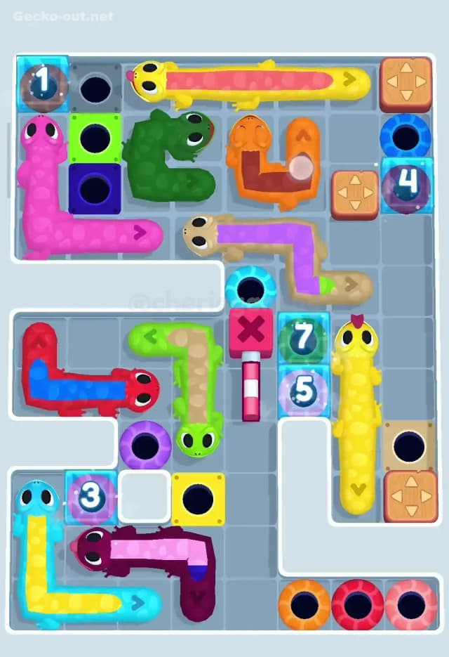 Gecko Out Level 227 Solution 3