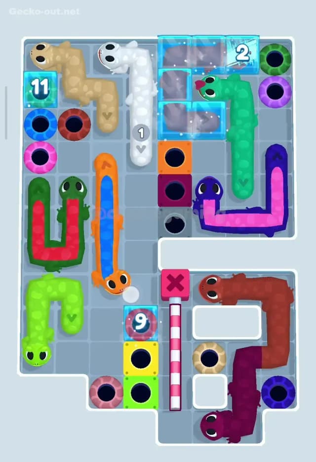 Gecko Out Level 226 Solution 1