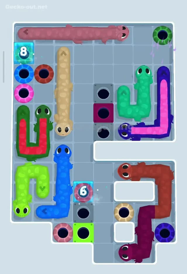 Gecko Out Level 226 Solution 3