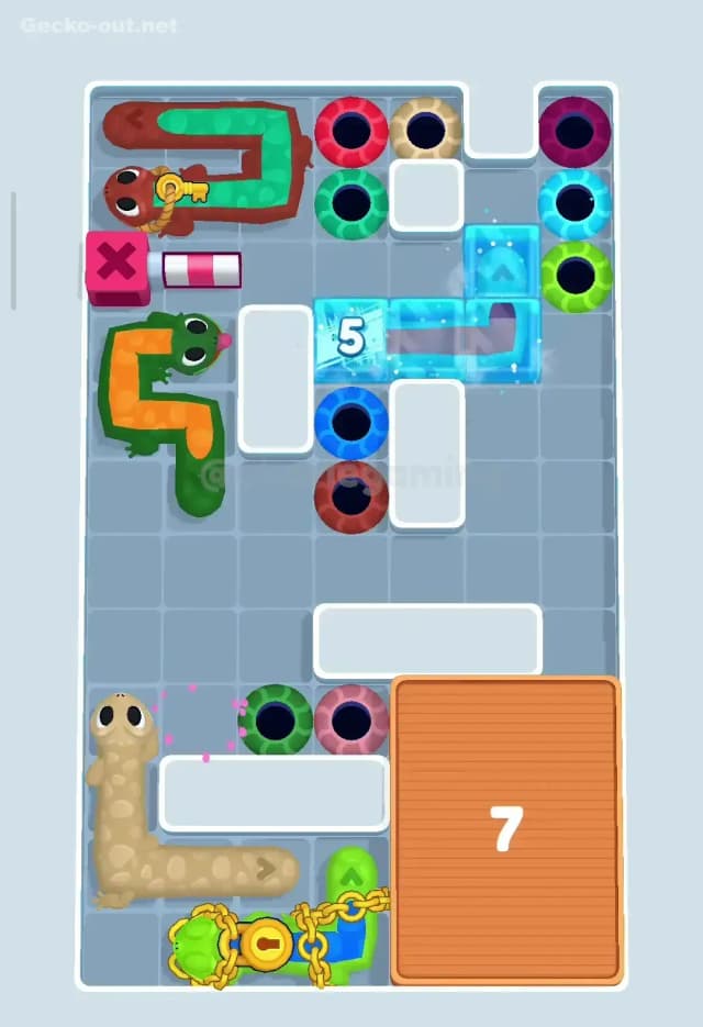 Gecko Out Level 218 Solution 1