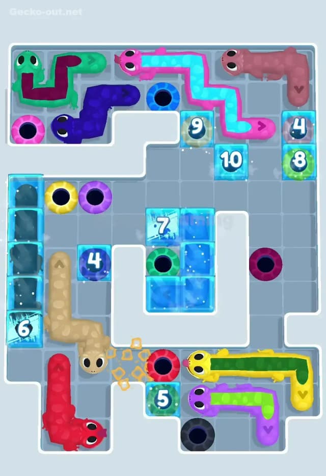 Gecko Out Level 219 Solution 1