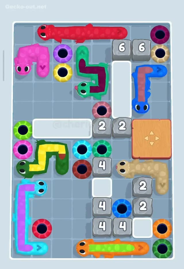Gecko Out Level 216 Solution 1