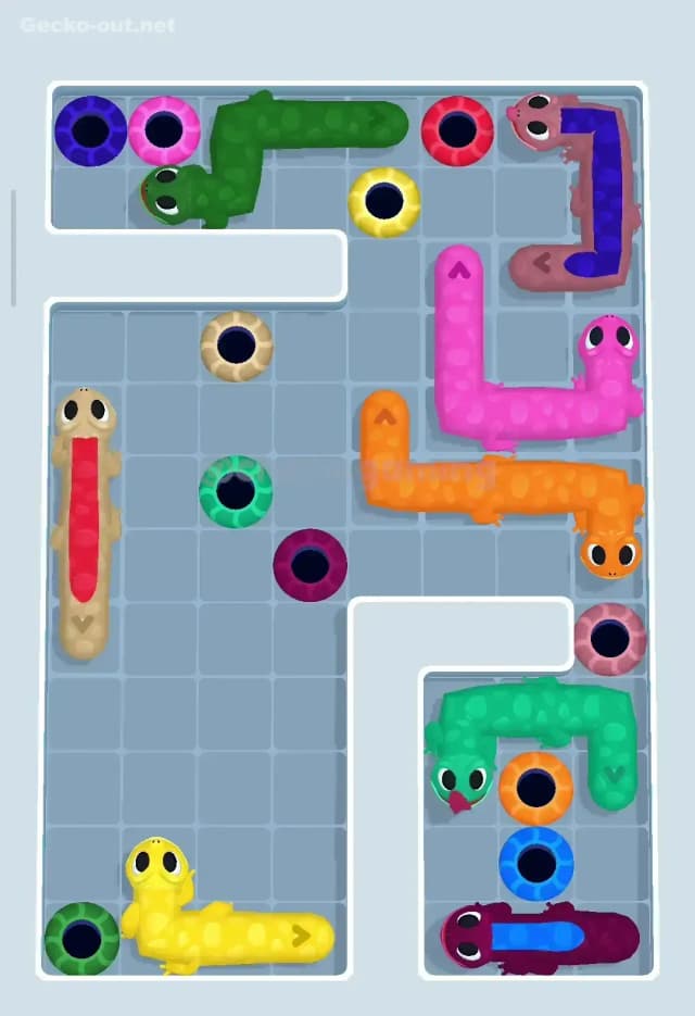 Gecko Out Level 210 Solution 2