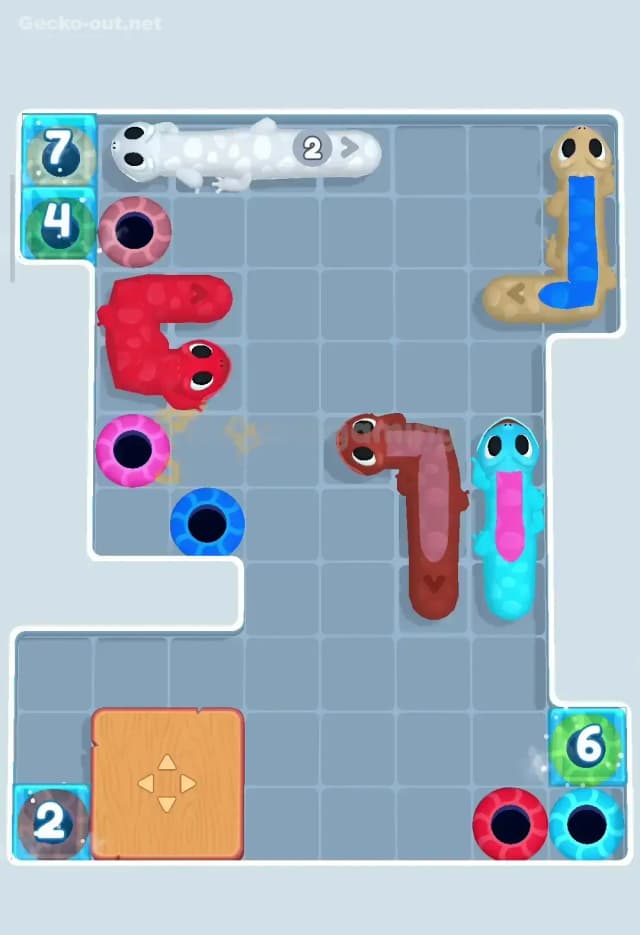 Gecko Out Level 207 Solution 2