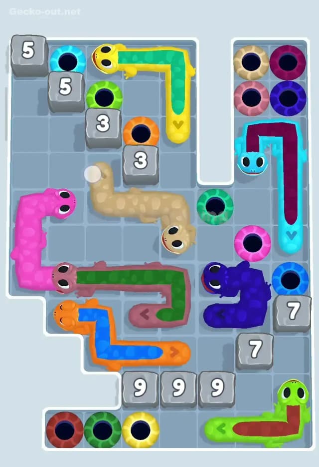 Gecko Out Level 205 Solution 1