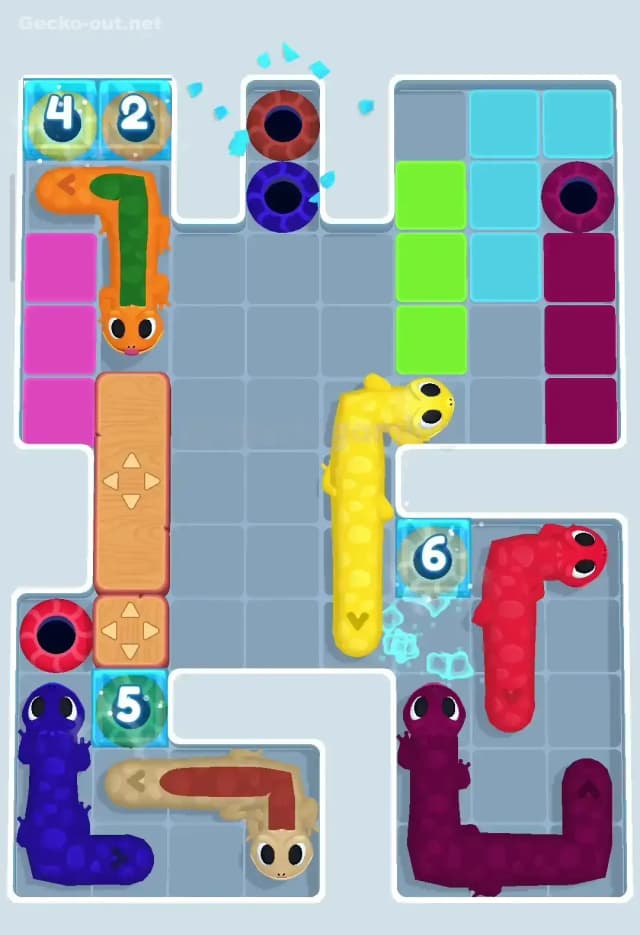 Gecko Out Level 204 Solution 1