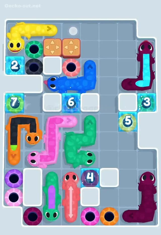 Gecko Out Level 203 Solution 3