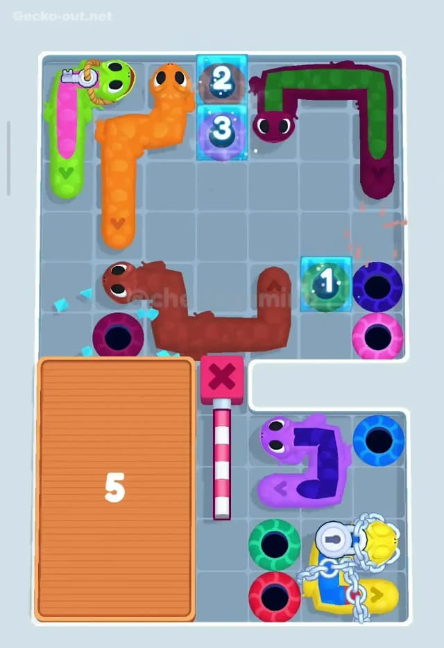 Gecko Out Level 201 Solution 1