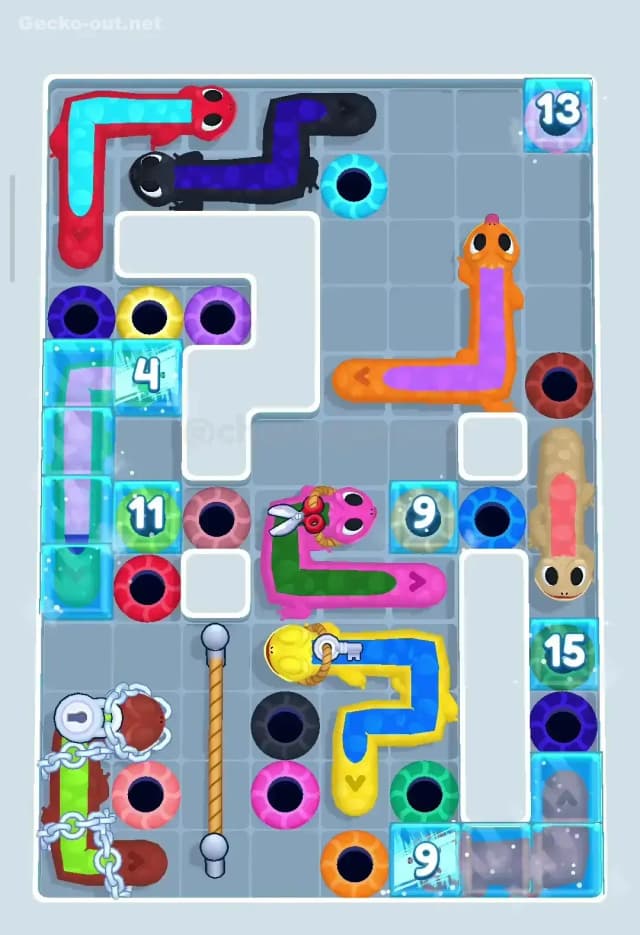 Gecko Out Level 195 Solution 1