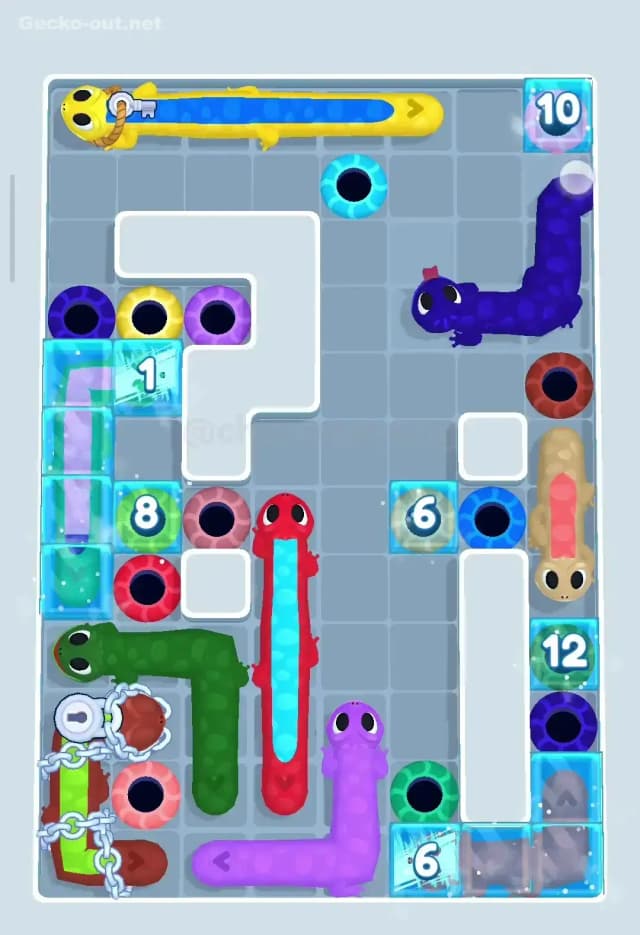 Gecko Out Level 195 Solution 3