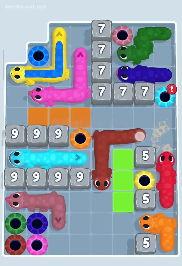 Gecko Out Level 193 Solution 1
