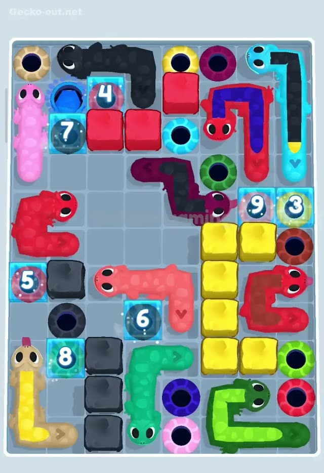 Gecko Out Level 191 Solution 1