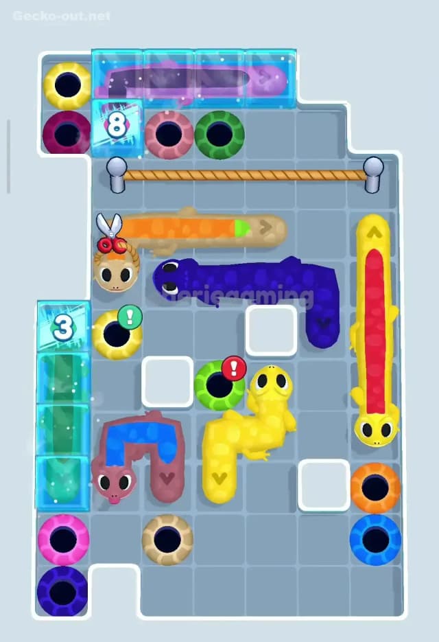 Gecko Out Level 187 Solution 1