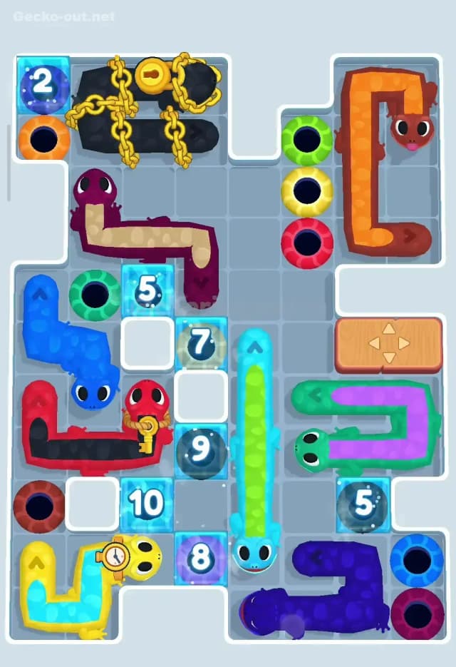Gecko Out Level 185 Solution 1