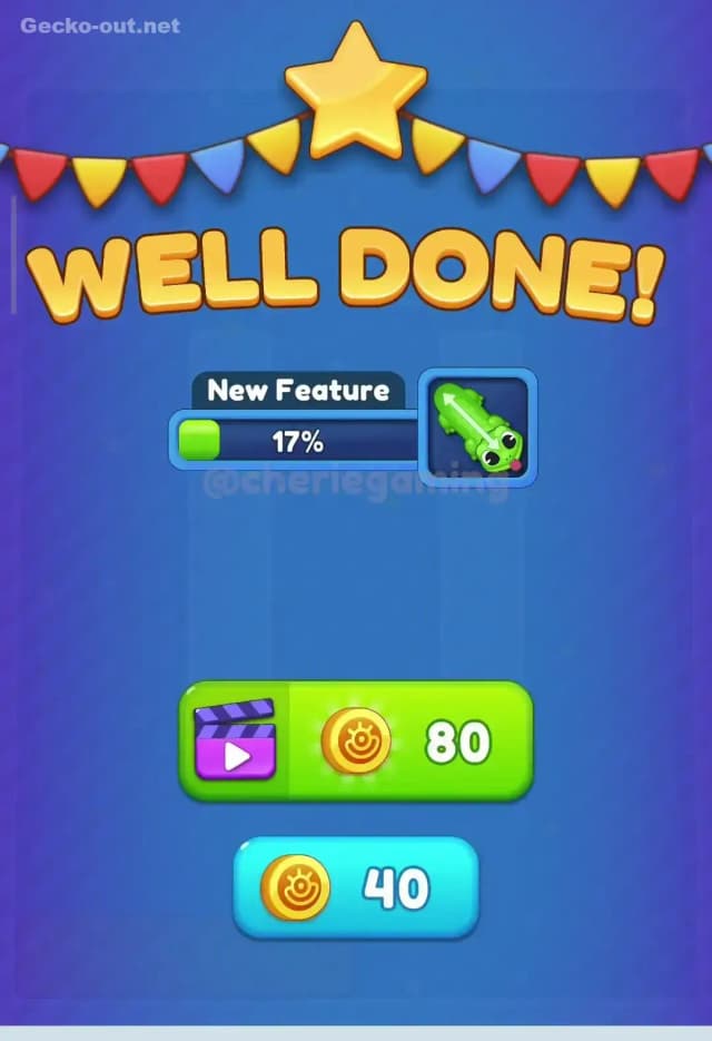 Gecko Out Level 176 Solution 3