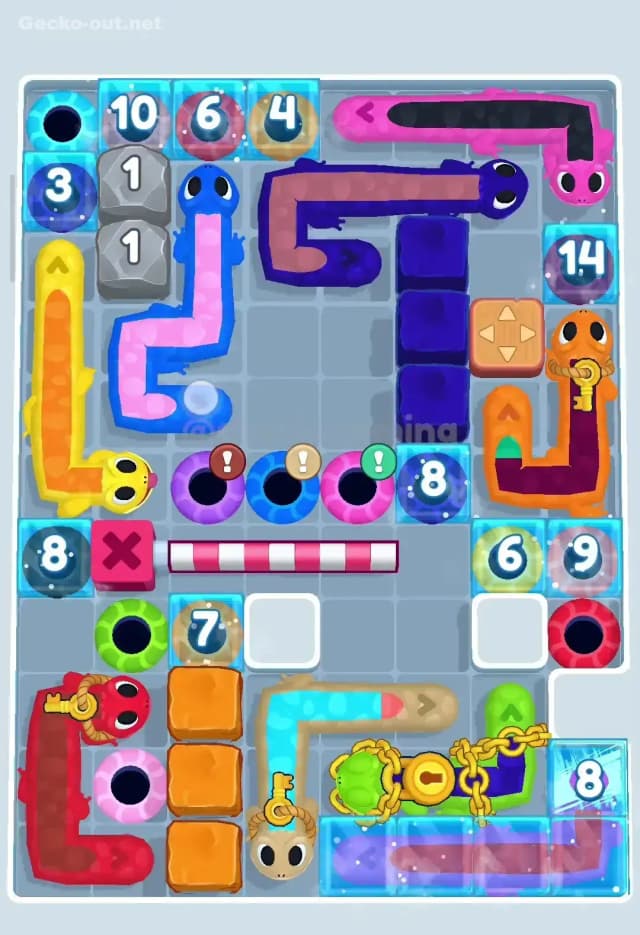 Gecko Out Level 172 Solution 1