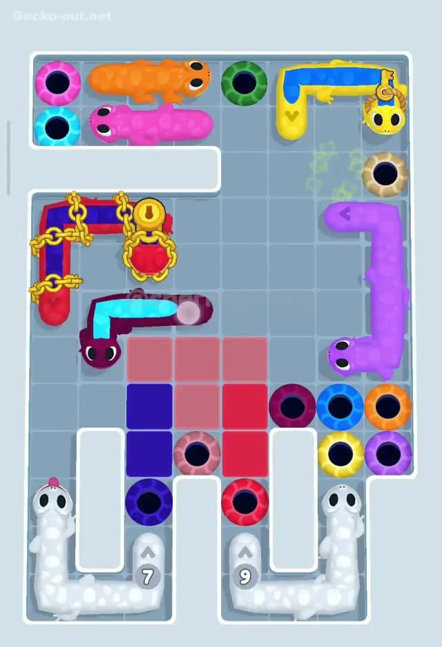 Gecko Out Level 164 Solution 1