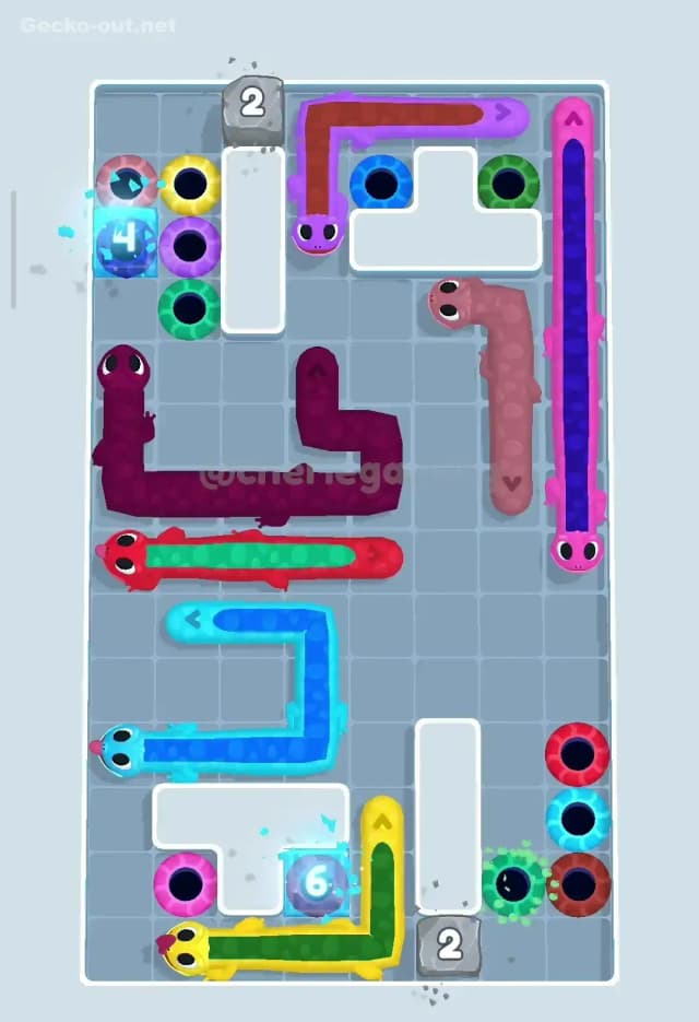 Gecko Out Level 143 Solution 1