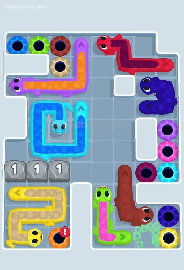 Gecko Out Level 140 Solution 1
