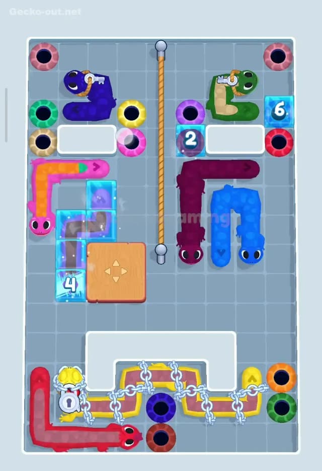 Gecko Out Level 128 Solution 1