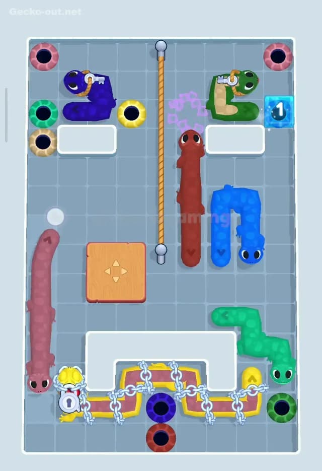 Gecko Out Level 128 Solution 2