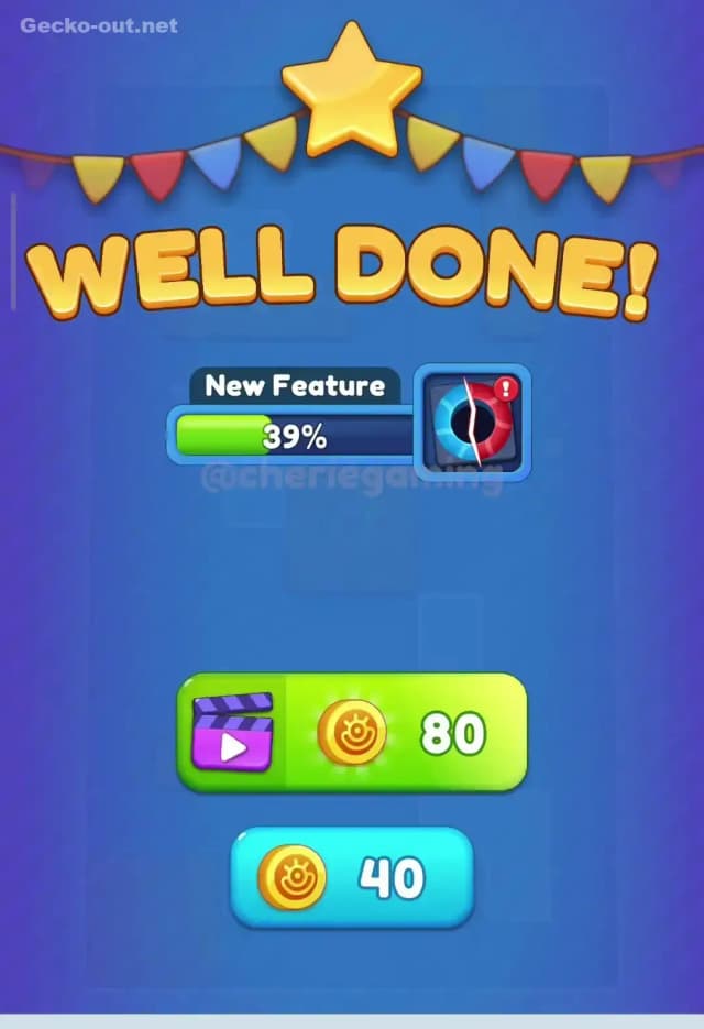 Gecko Out Level 125 Solution 3