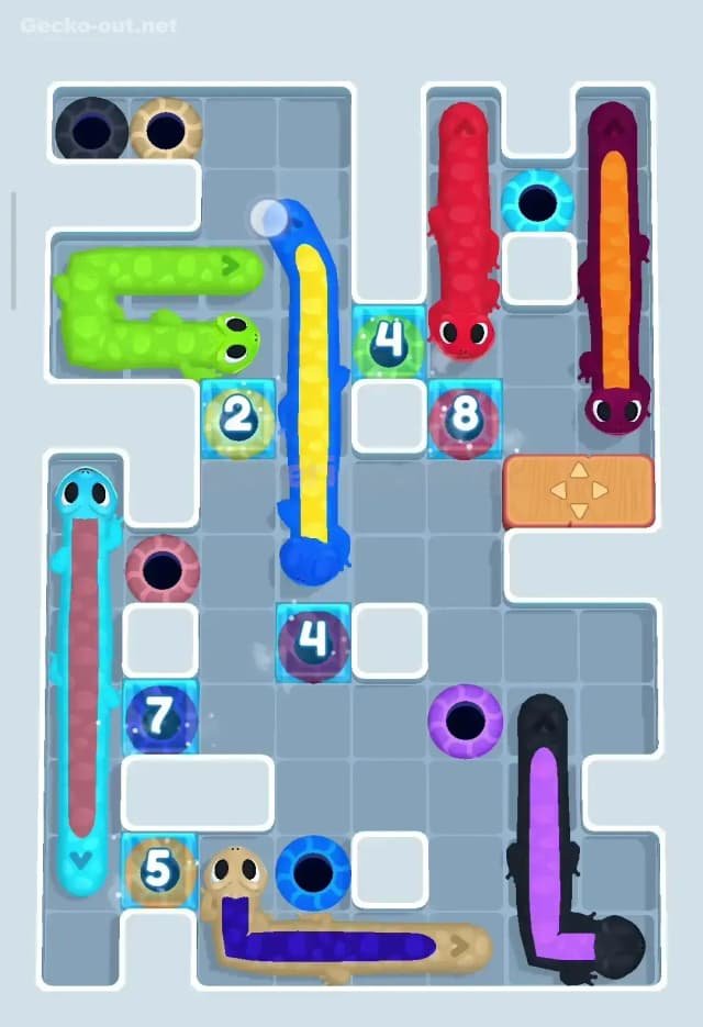 Gecko Out Level 124 Solution 2