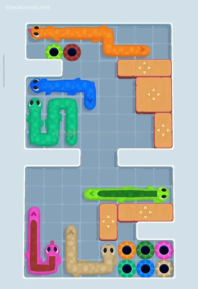Gecko Out Level 123 Solution 3