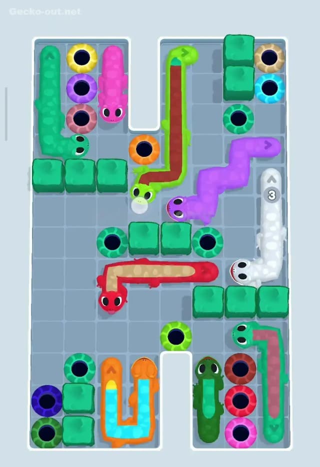 Gecko Out Level 108 Solution 1