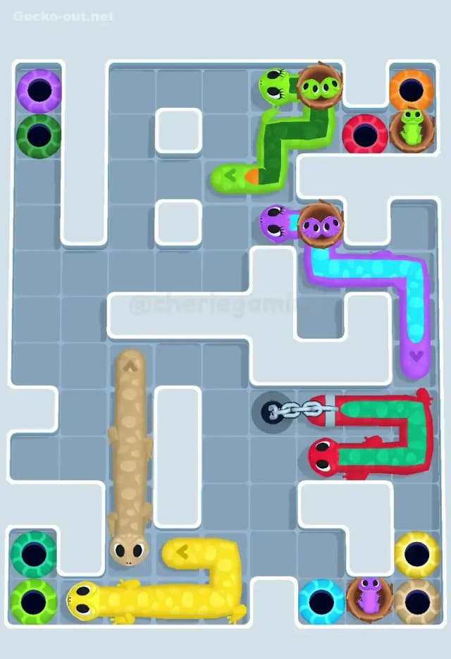Gecko Out Level 613 Solution 3