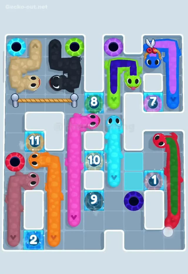 Gecko Out Level 95 Solution 1