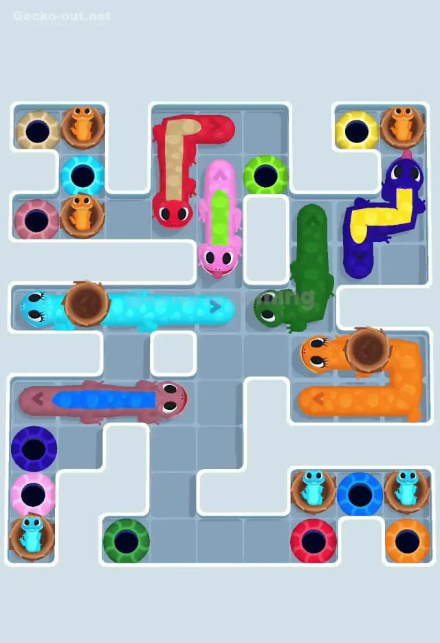 Gecko Out Level 614 Solution 1
