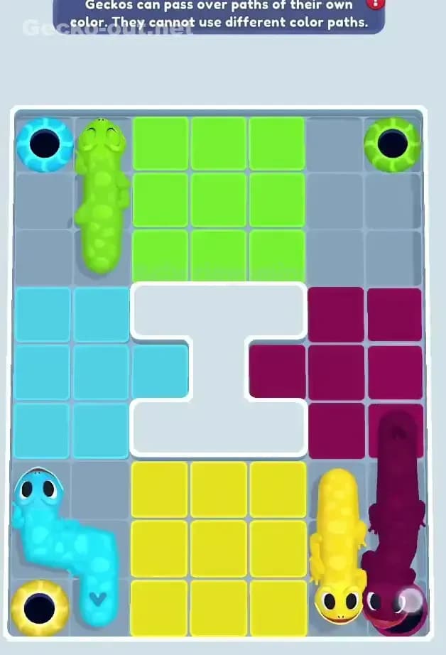 Gecko Out Level 59 Solution 1