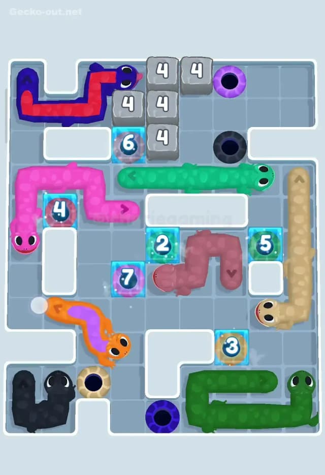 Gecko Out Level 58 Solution 3