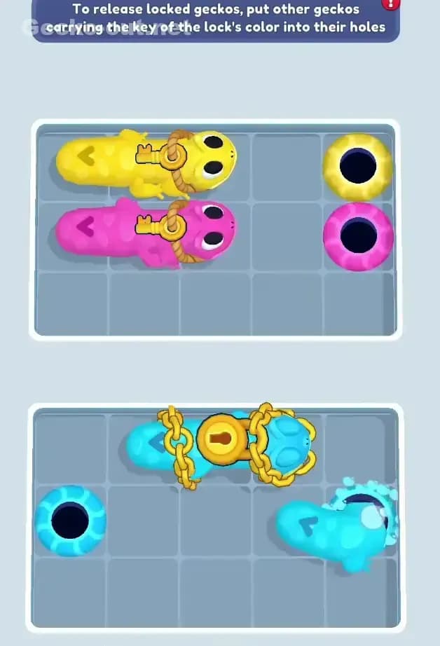 Gecko Out Level 30 Solution 1