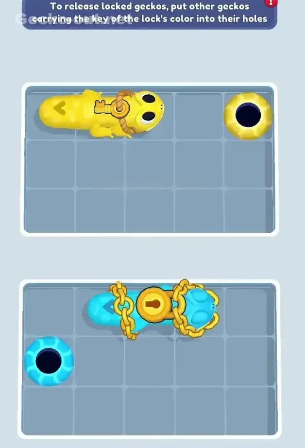 Gecko Out Level 30 Solution 2