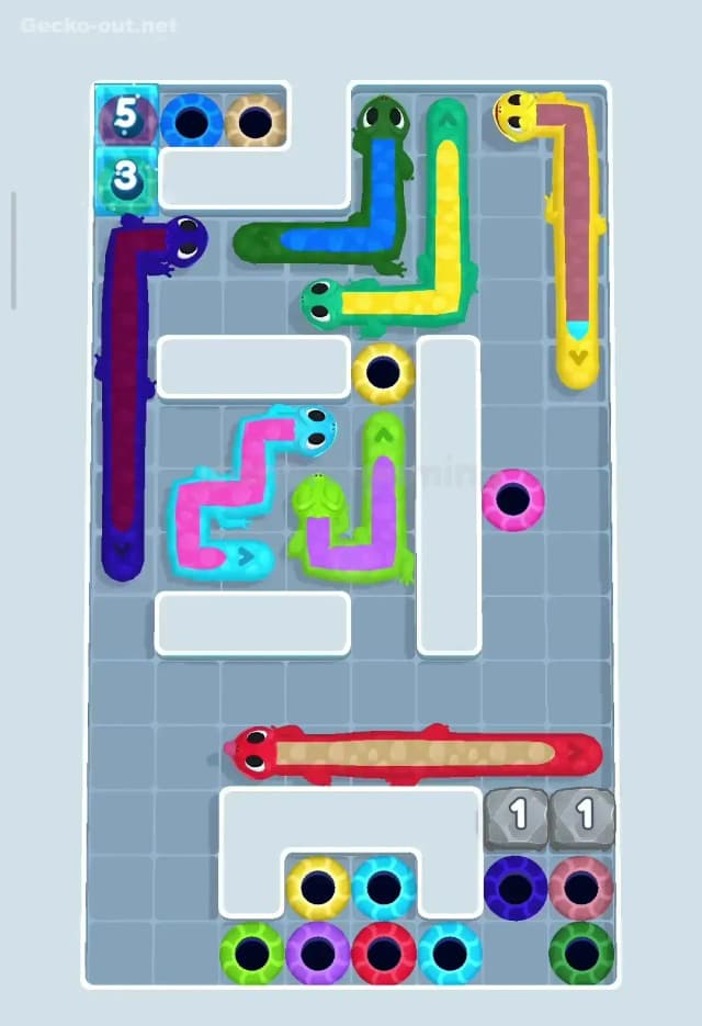 Gecko Out Level 75 Solution 1