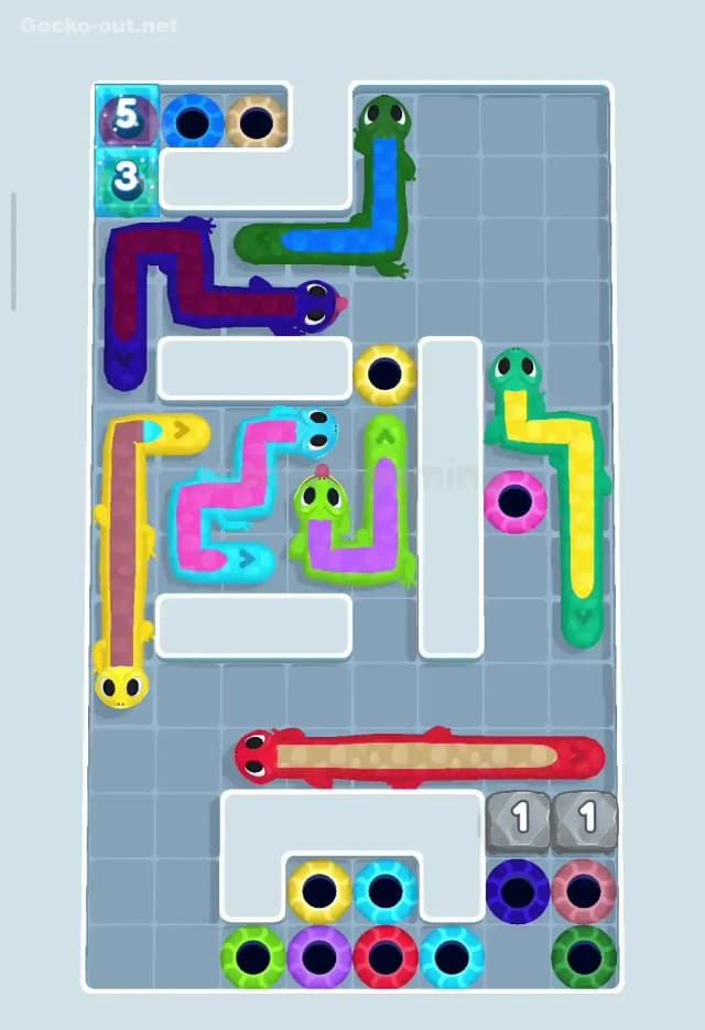 Gecko Out Level 75 Solution 2