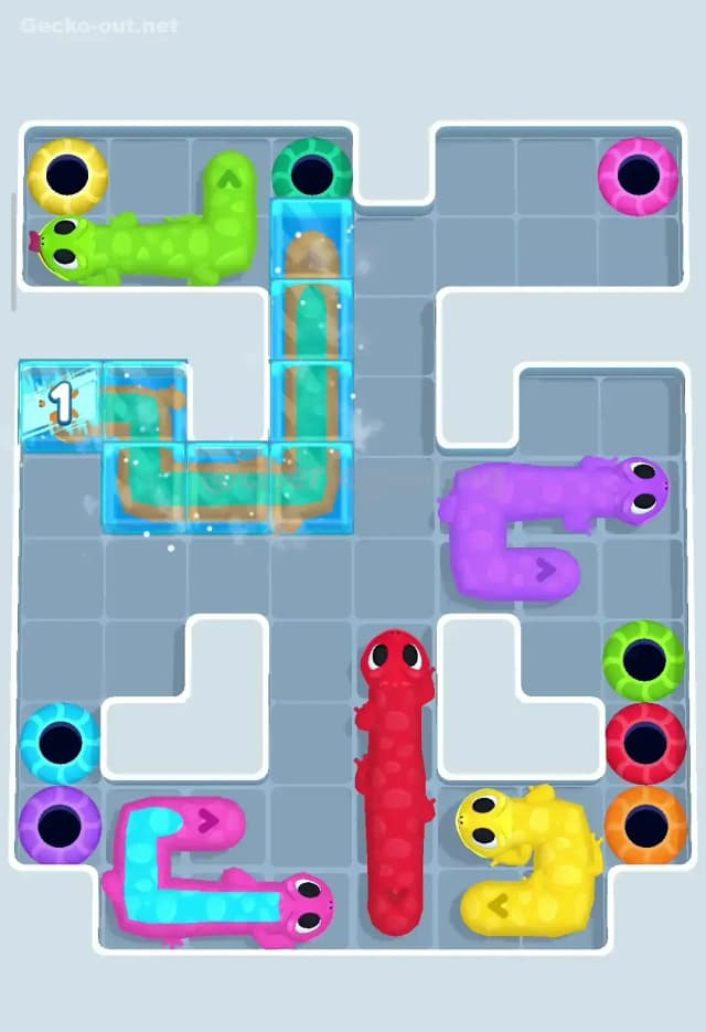 Gecko Out Level 23 Solution 3